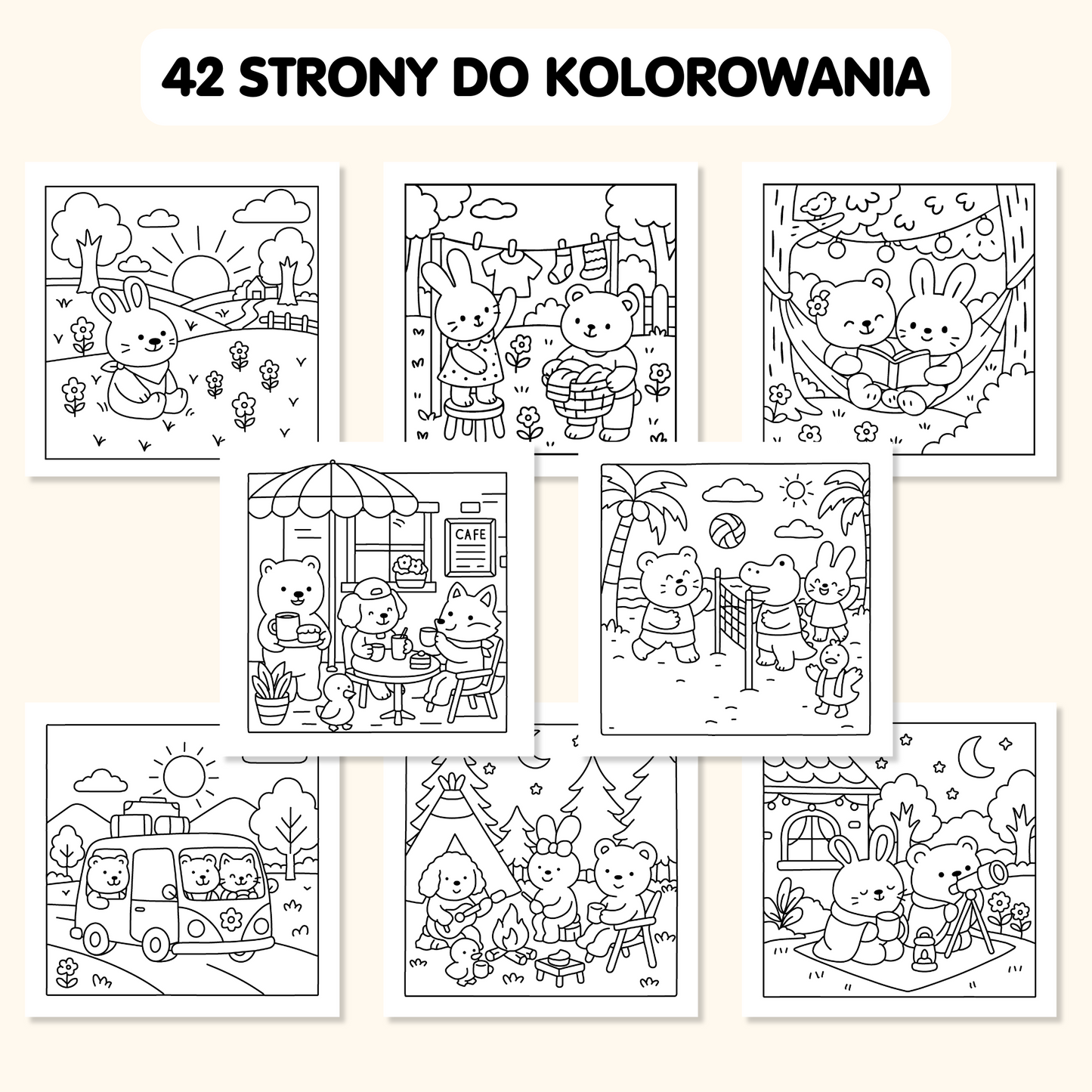 Kolorowanka "Dawn to Dusk"