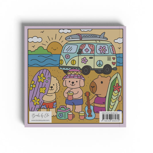 Sara Kapibara. Urocza i relaksująca kolorowanka